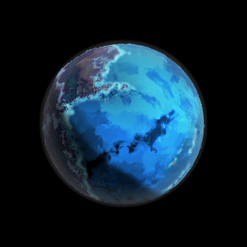 An artist's rendering of Seldan.